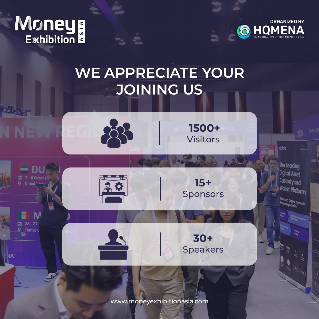 MoneyExhibition's tweet photo. ขอบคุณอย่างยิ่งใหญ่!🙏 Money Exhibition Thailand เหนือความคาดหมาย! งาน Money Exhibition Thailand ดับลงแล้ว และมันช่างเป็นการแสดงที่น่าตื่นตาตื่นใจจริงๆ! เรารู้สึกขอบคุณเป็นอย่างยิ่งสำหรับทุกคนที่มีส่วนทำให้งานนี้ประสบความสำเร็จอย่างล้นหลาม
 
#MoneyExhibitionAsia #Networking https://t.co/2nN2ERFoTa