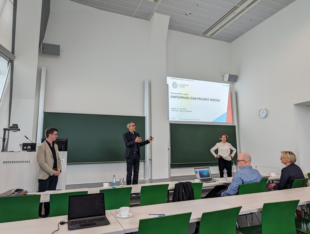 IWI_AS_LEIPZIG's tweet photo. Netzwerktreffen DigiTax: Einführung in das digitale Tax Compliance Management – Steuerlehre trifft Wirtschaftsinformatik. Mehr dazu unter: https://t.co/KtioSo1yO6 https://t.co/9ot6GdPT7n