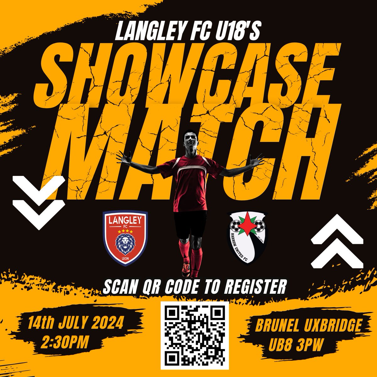 HarrowUnitedFC's tweet photo. U18's SHOWCASE MATCH / TRIALS ‼️⚽

Langley FC U18's are looking for hungry, talented &amp; experienced footballers to join the squad for season 24/25! @langleyfc_

Complete the Google Form to register:
https://t.co/Ku26QKiFpC

#HarrowUnited #LangleyFC #PlayerPathway #U18sFootball https://t.co/jva17xyt8u
