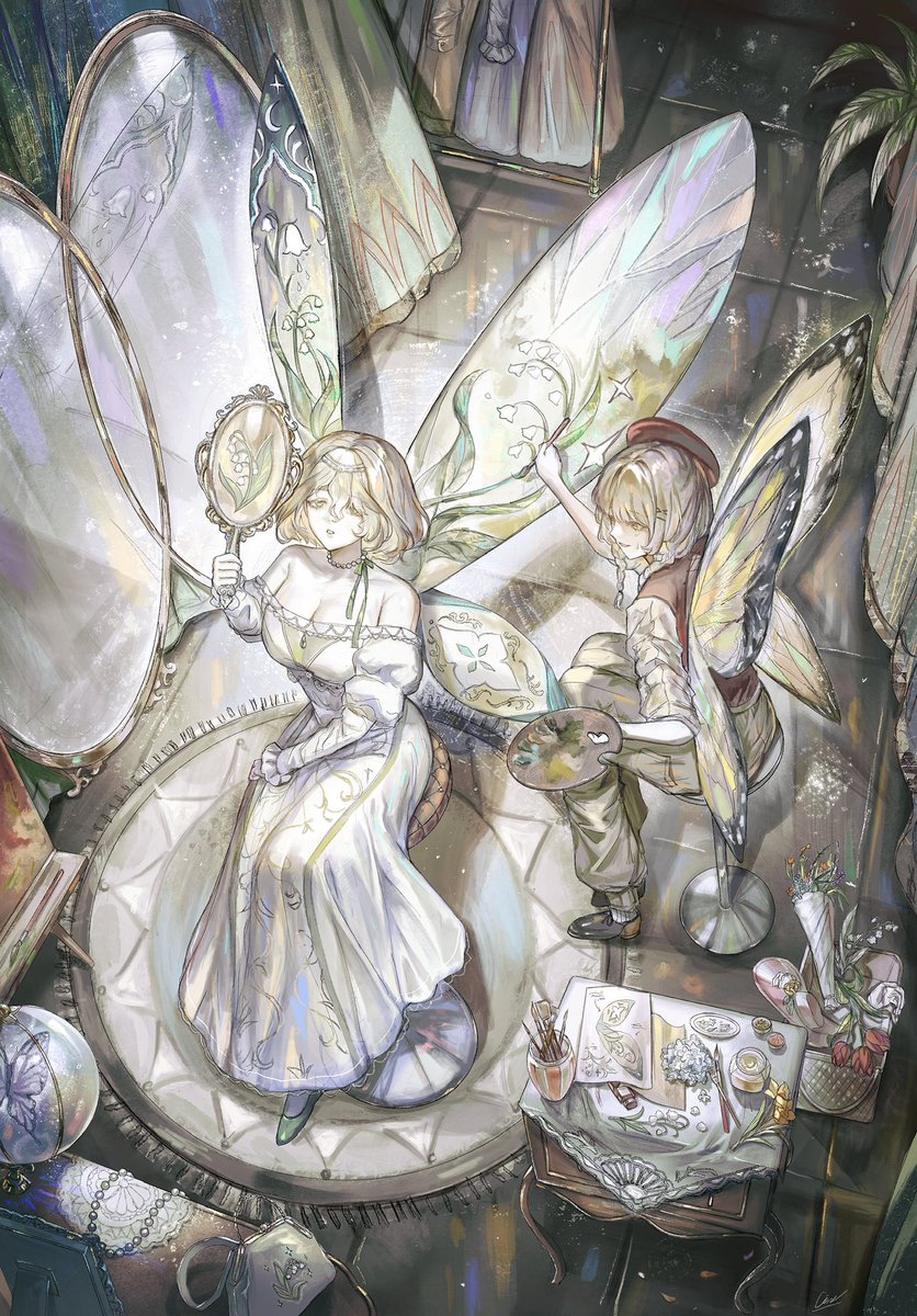 Me1_Mezu's tweet image. Fairy Wings Artist