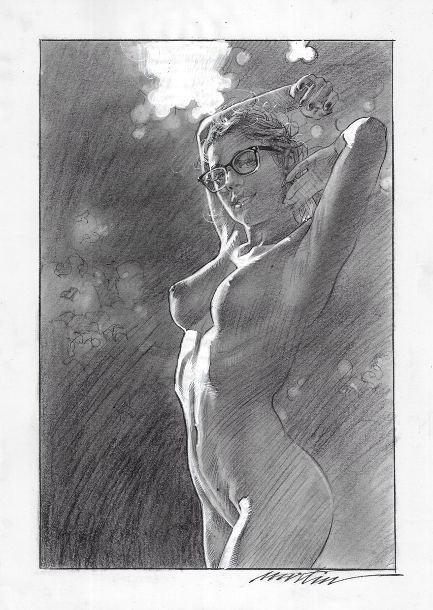 Charcoal on 11x14 Canson Marker paper.