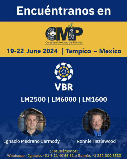 VBR_TP's tweet photo. ¡Únete a VBR en el Congreso Mexicano del Petróleo 2024 en Tampico! Mantenimiento de LM1600, LM2500 y LM6000. Para más información, no dudes en contactar a Ignacio al +31 6 1140 6661 o Ronnie al +1 832 800 5333. #CMP2024 #GasTurbineMaintenance #LM2500 #LM6000 #Parts #Engineering https://t.co/CIDeHc8qAz