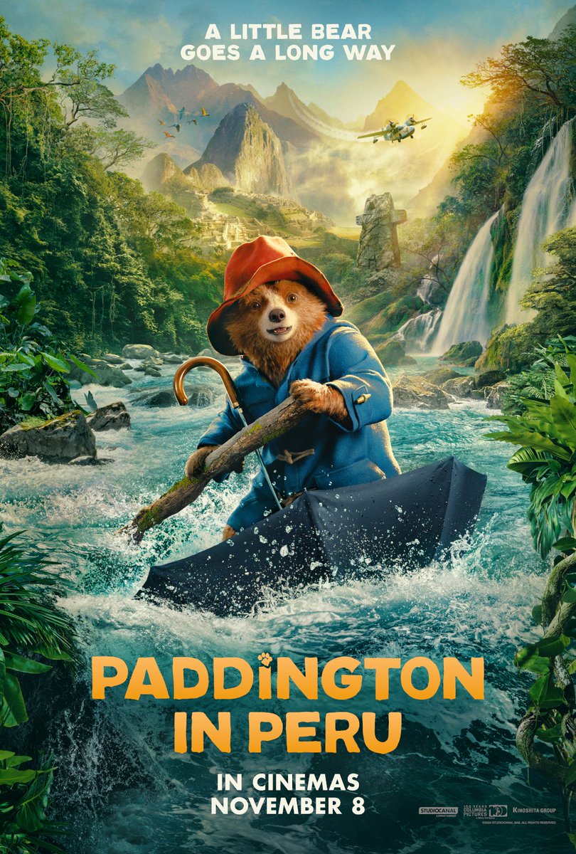 New poster, too! 🐻 #PaddingtonInPeru