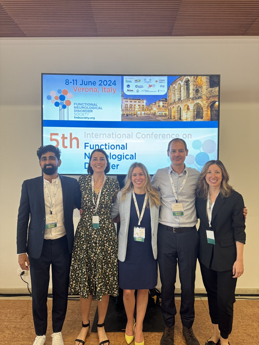 JMaggio_neuroPT's tweet image. Wonderful @FNDSociety meeting in Verona! Leaving feeling energized about the future of #FND research.