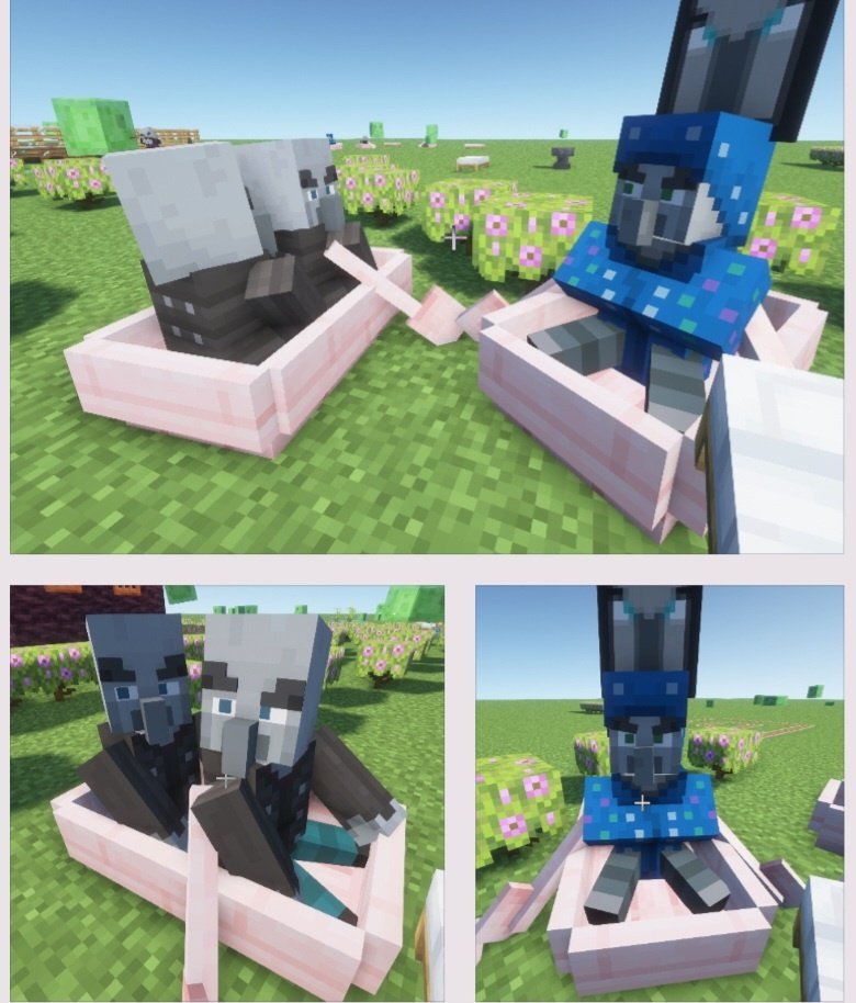 1mahoya1's tweet photo. I found it while organizing the gallery.
Their expressions are so cute.💓
#minecraft #illagers #illusioner https://t.co/xktFp6ewHe