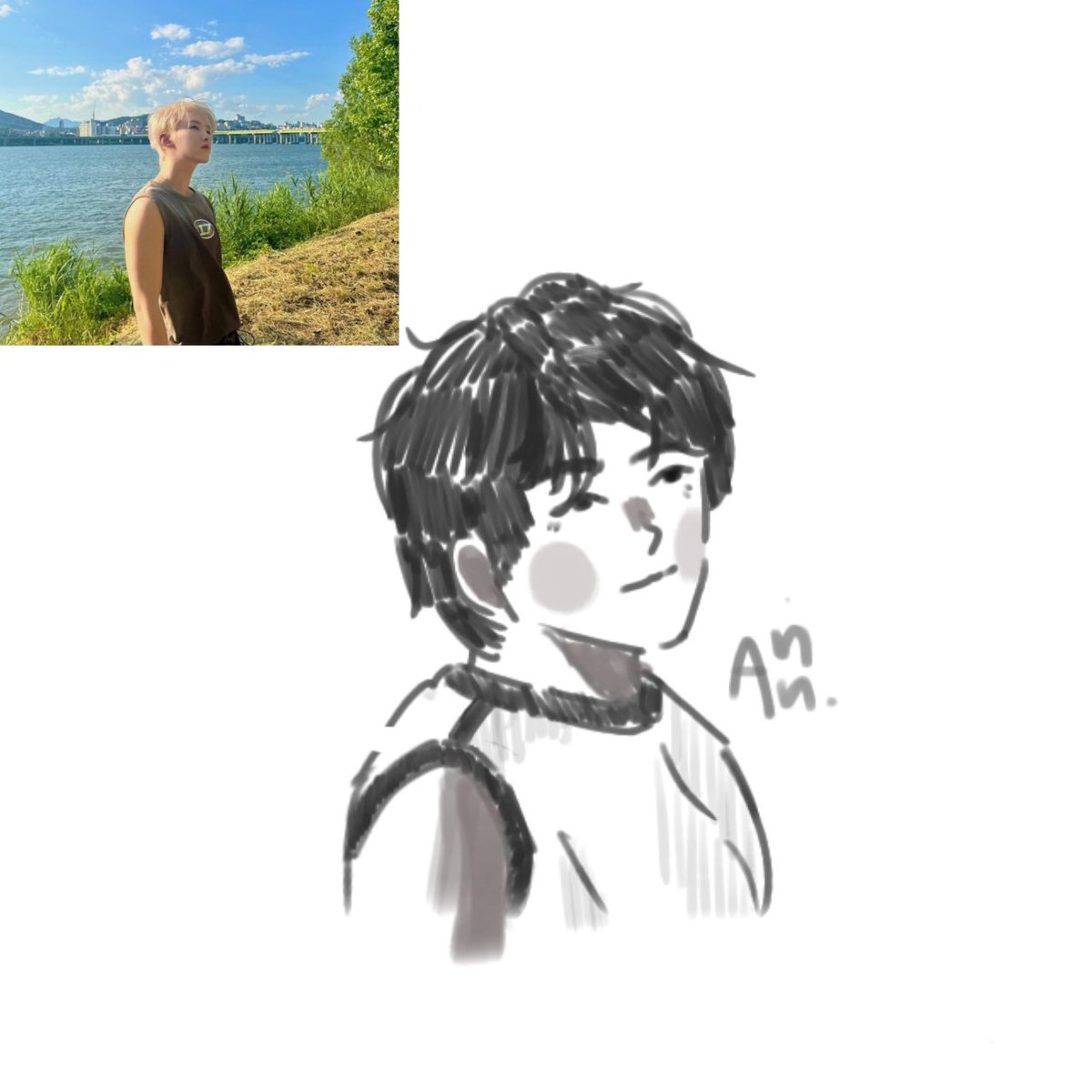 hyukieann's tweet photo. HI HIII, AKU OPEN COMMISION! 

Karena kemaren sempat kena musibah hpku kecopetan, jadinya skrng lagi butuh biaya buat nabung lagi ehe. 
Harga 15k ajaa untuk redraw dibuat sketsa headshot. 

Bantu Rt &amp; likenya, thankyouu.
Buat yang tertarik bisa lnsng DM aja yaa ✨️ https://t.co/Ng0HNv7nbR