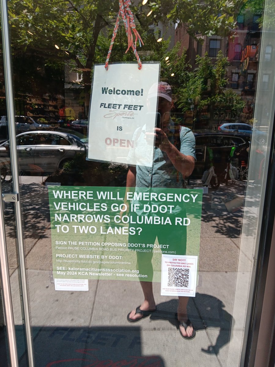 Super disappointed in <a href="/FLEETFEETDC/">FLEET FEET Sports</a>. I bike over and buy shoes and running gear to support an independent community store. But, I guess my safety isn't important to you.