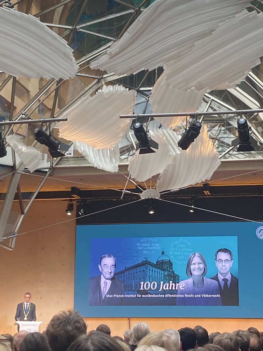 Silvia Steininger (@silviasteiningr) on Twitter photo Welcome speech by <a href="/mpgpresident/">Patrick Cramer</a> Patrick Cramer on the responsibility of the MPG in the climate crisis & special mention to the 100th birthday of <a href="/MPILheidelberg/">MPIL Heidelberg</a> #MPIL100 Welcome speech by <a href="/mpgpresident/">Patrick Cramer</a> Patrick Cramer on the responsibility of the MPG in the climate crisis & special mention to the 100th birthday of <a href="/MPILheidelberg/">MPIL Heidelberg</a> #MPIL100
