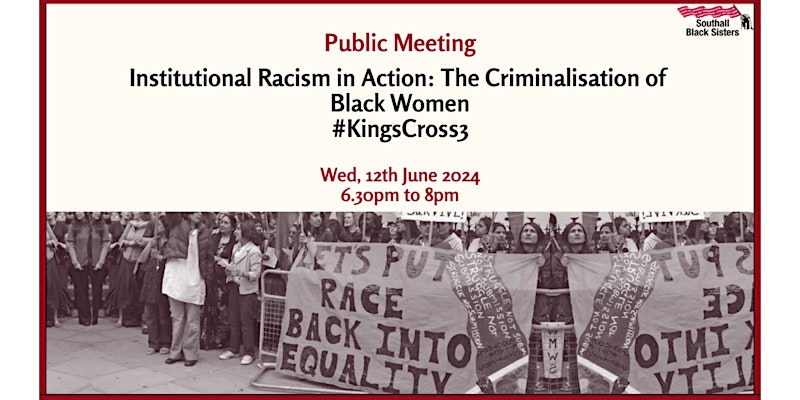 FiLiA_charity's tweet photo. 🧵 The @SBSisters meeting for the #KingsCross3 has started with chair @RahilaG opening with an intro to the case, how victims have been turned into perpetrators, the attempt to water down what racism is.
#SelfDefenceIsNoOffence
#DropTheRacistCharges
#FeministsAgainstRacism https://t.co/HmRRWIZTDT