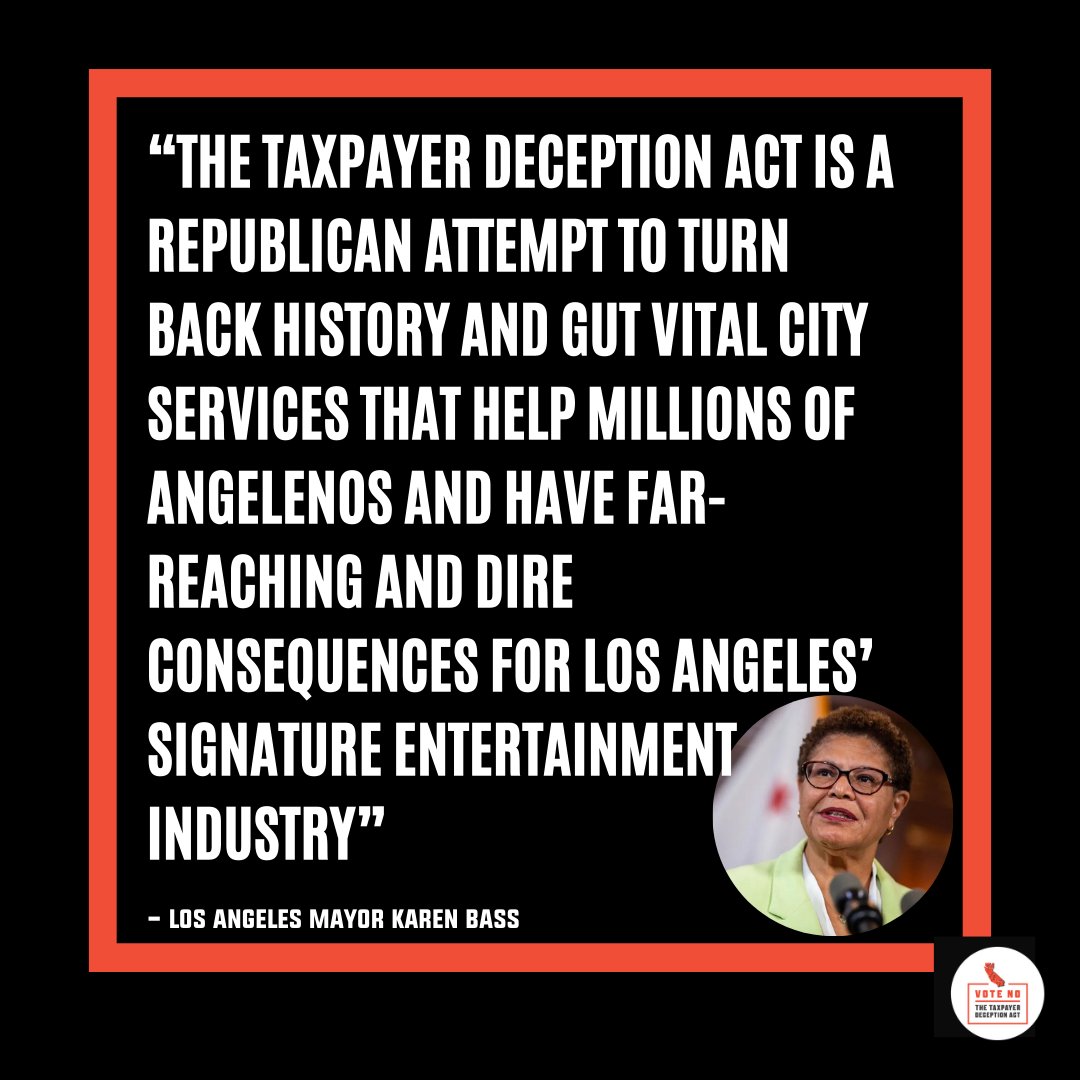 Vote NO on the Taxpayer Deception Act tweet media