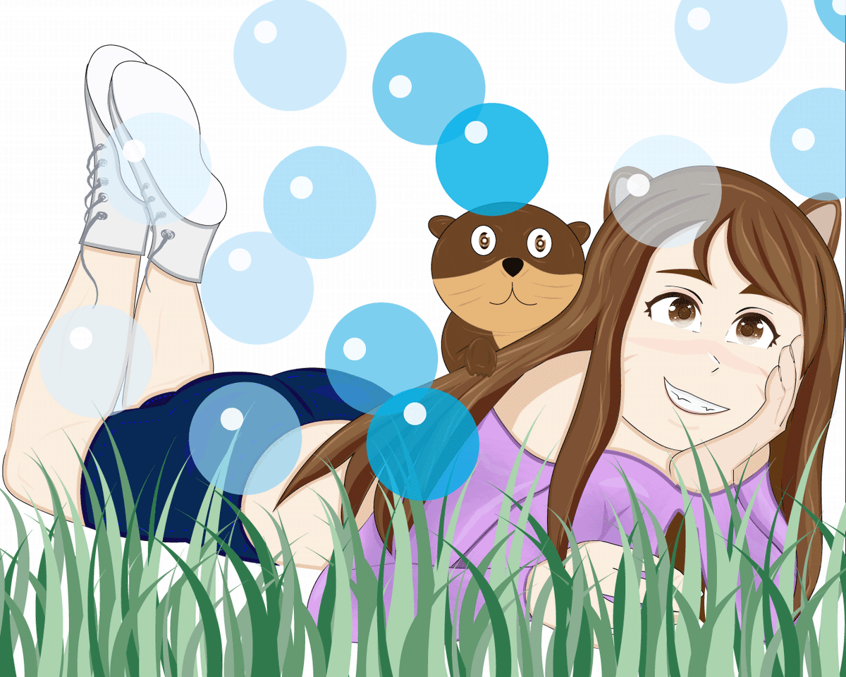 NarelNut's tweet photo. Imagínate arriesgarte y que todo salga bien ❤️‍🩹🦦

 #narelnut #vtuber #twitch  #nareldibujofi #narelart #nutrias https://t.co/Lqp7iCynwG