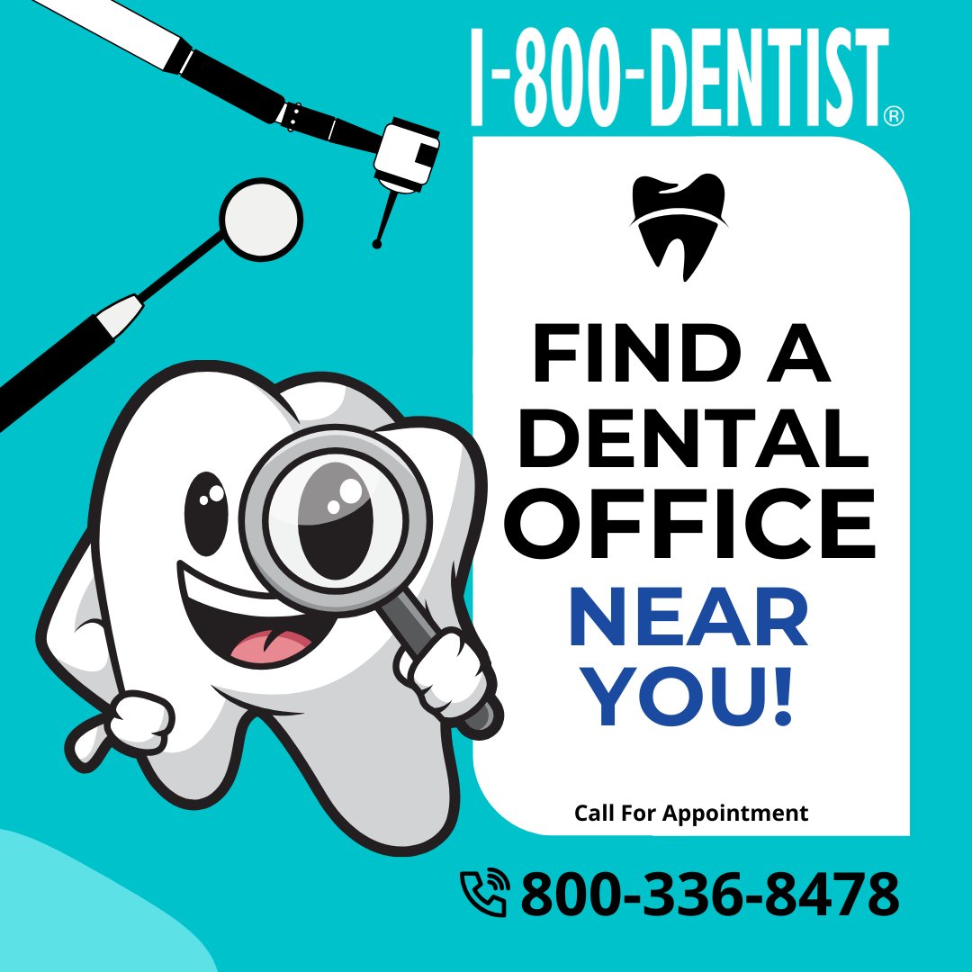 1800DENTIST's tweet photo. Need to find a dentist? 1800DENTIST has the largest network of dentists in the nation, simply call 800-336-8478 and be connected to a local dentist within seconds of entering in your zipcode. #1800DENTIST #DENTISTS https://t.co/iQmJw1Nqbz