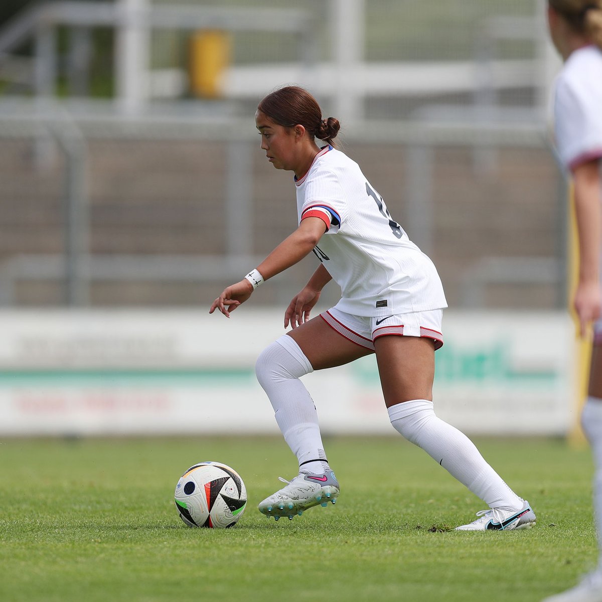 USYNT's tweet photo. Our #U16WYNT end their European training camp on a high note, completing a two-game sweep of host Germany.

Goals scored by Scottie Antonucci, Elayna Kocher, Kyndal Shuler, Chloe Sadler, Pearl Cecil, and Jaiden Rodriguez. 

📸 https://t.co/mgfbDXbgKB