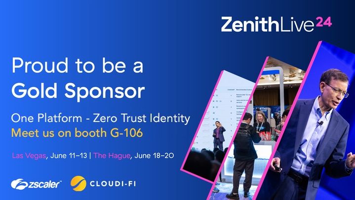 Cloudi_fi's tweet photo. 🌥️Join Cloudi-Fi Team today Zscaler Zenith Live hashtag#ZL2024 ⚡️
🔐ZeroTrust Identity Live Demo 📶 
 📶 One Platform to Identify all Users and Devices with One Platform - Zscaler Zia Native Integration 🔐  #Guest #byod #IoT #ZeroTrust https://t.co/VTeLgR2eyd