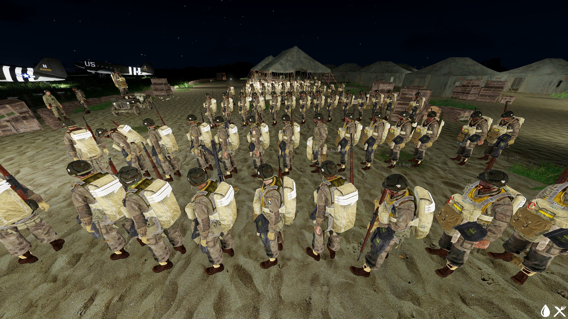 101st AB Vietnam Milsim on X This past weekend we were proud to host the largest largest to date Arma 3 representation of the airborne part of Operation overlord. Over 90 initial