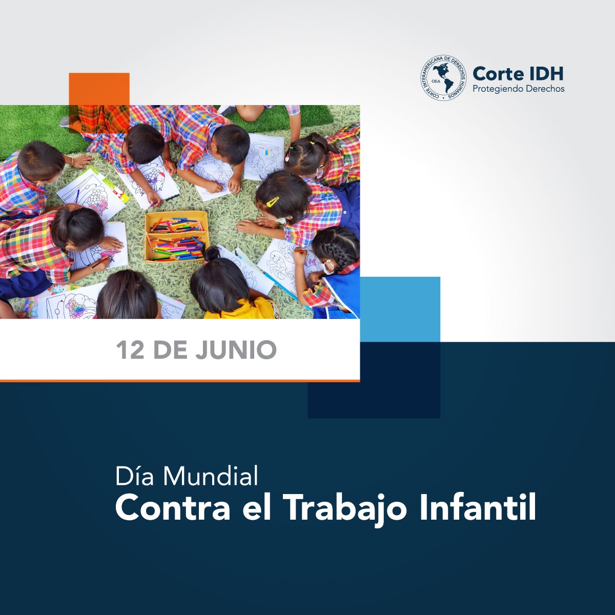 CorteIDH's tweet photo. 🌍👧🏿🧒🏿 Hoy, el #DíaMundialContraElTrabajoInfantil recuerda la importancia de proteger a los niños y niñas de la explotación. 🌱 La Corte Interamericana de Derechos Humanos ha destacado que se deben garantizar los derechos de los niños y niñas, incluso en el contexto de las empresas. 
⚖️ Un ejemplo es el Caso de los Buzos Miskitos (Lemoth Morris y otros) Vs. Honduras🇭🇳, donde se dictaminó que el Estado tiene la obligación de proteger a los niños/as de trabajos peligrosos y condiciones inhumanas. Este fallo resalta la responsabilidad que tienen los Estados para asegurar que las empresas no violen sus derechos. 
📲 Consulta el Cuadernillo sobre derechos de los niños, niñas y adolescentes: 
https://t.co/OQT1hil7q5
#NoAlTrabajoInfantil #InfanciaLibre #DerechosDeLosNiños