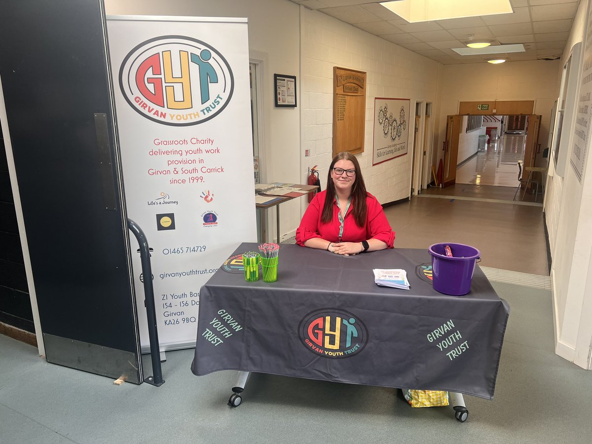 Lauren McEwan (@gyt_lauren) on Twitter photo I’m up at the <a href="/girvanacademy/">Girvan Academy</a> P7 open evening talking about all things transition and what the P7’s can get up to over the summer!🤩
#Transition #Goinguptothebigschool I’m up at the <a href="/girvanacademy/">Girvan Academy</a> P7 open evening talking about all things transition and what the P7’s can get up to over the summer!🤩
#Transition #Goinguptothebigschool
