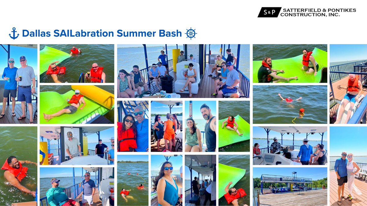 Ahoy! Our Dallas team had the best time sailing under the summer sun. We made a wave of memories on Lewisville Lake and had a boatful of nautical fun! 
#SummerFun #SatPon