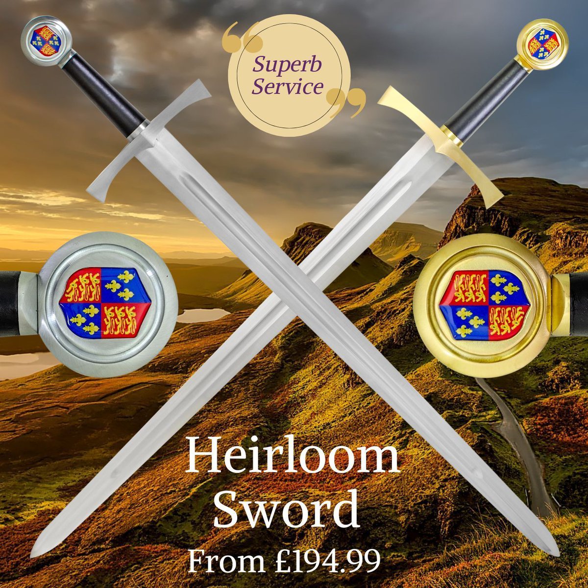 An heirloom gift, our stunning sword is made with real attention to detail. Find out more here: buff.ly/3VE5Qdp #bespoke #personalisedgift #unusualgift #heirloom #specialgift