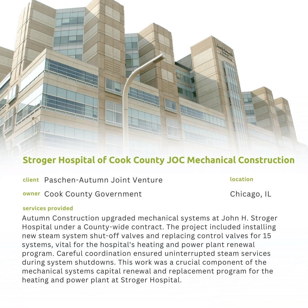 AutumnCONSTR's tweet image. Are you seeking a new partner for general trades or job order contracting agreements? We manage and self-perform trade tasks and construction services. More details: buff.ly/3VSy1FY

#jobordercontracting #JOCservice #mechanicalcontractor #HVACservice