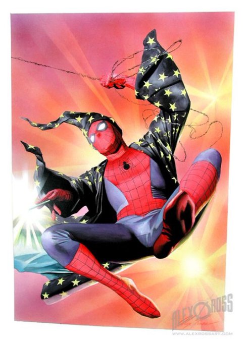 スパイダーマン 「」|Alex Rossのイラスト