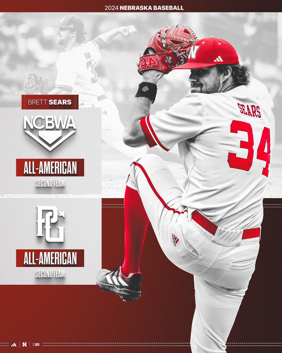 More accolades for 34.

Highest All-American honor by an NU starting pitcher since 2003.