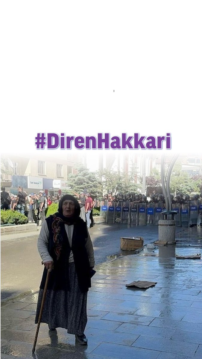 Ji bo îradeya gelê Kurd li berxwe bide Colemêrg
 #DirenHakkari