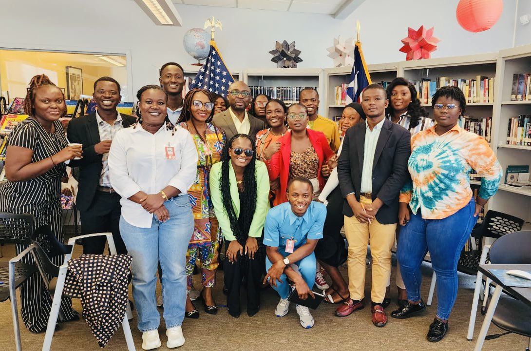 BenbiahBernice's tweet photo. Day one of the Democracy Impact Fellowship Program:

It was an eye-opening moment to have exchanges with young leaders from diverse areas on democracy and the influence it has on our society. 

#democracyimpactfellowship https://t.co/F1gWzXOMAp