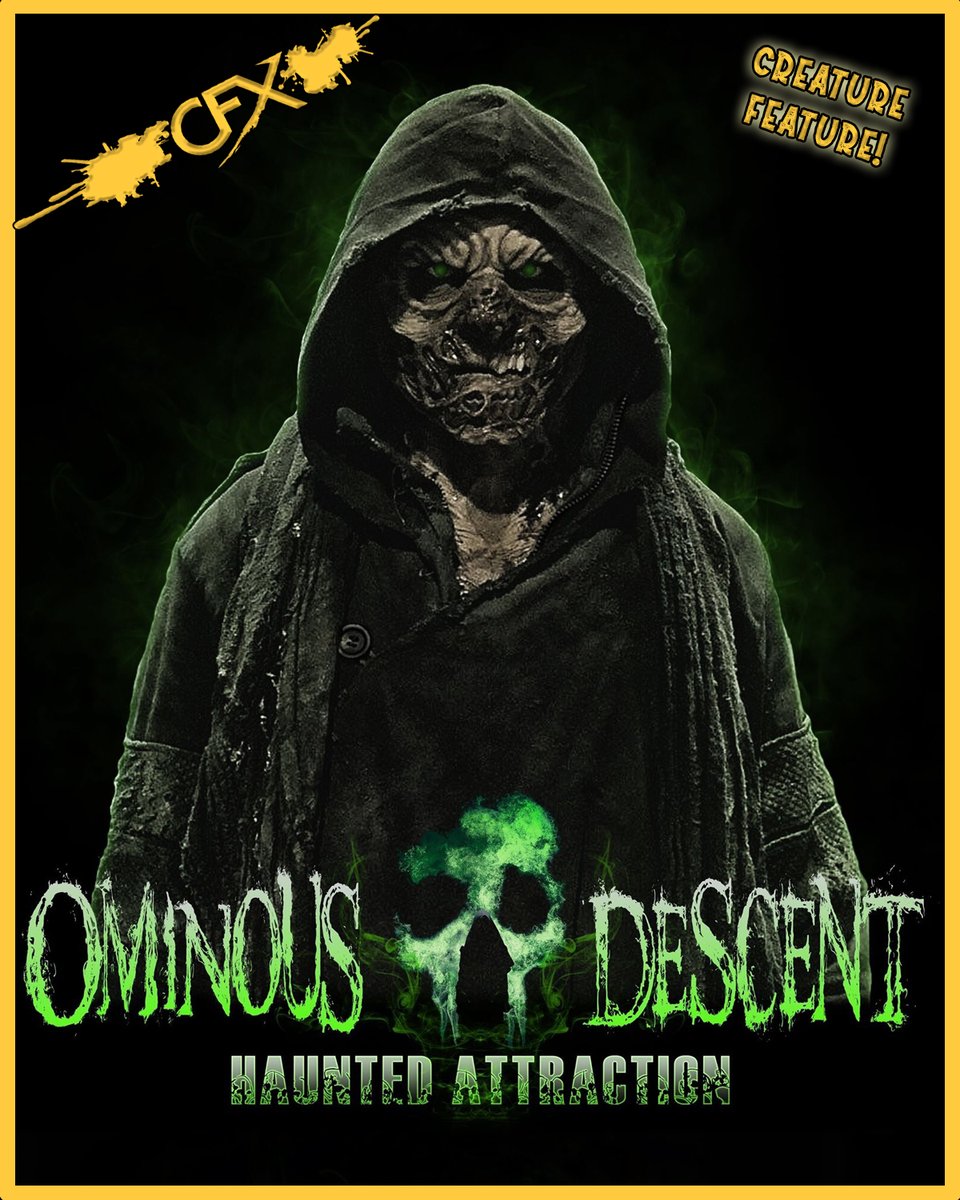 CFXunmasked's tweet photo. Today's #CreatureFeature comes from Ominous Descent and their icon character Grim, who is a variant of our Graveborn the Zombie silicone mask.
Want to be featured? Use hashtag #CFXMasks and tag us in your public posts!
#CFXMasks #CompositeEffects #Graveborn https://t.co/2BgSM3eacQ