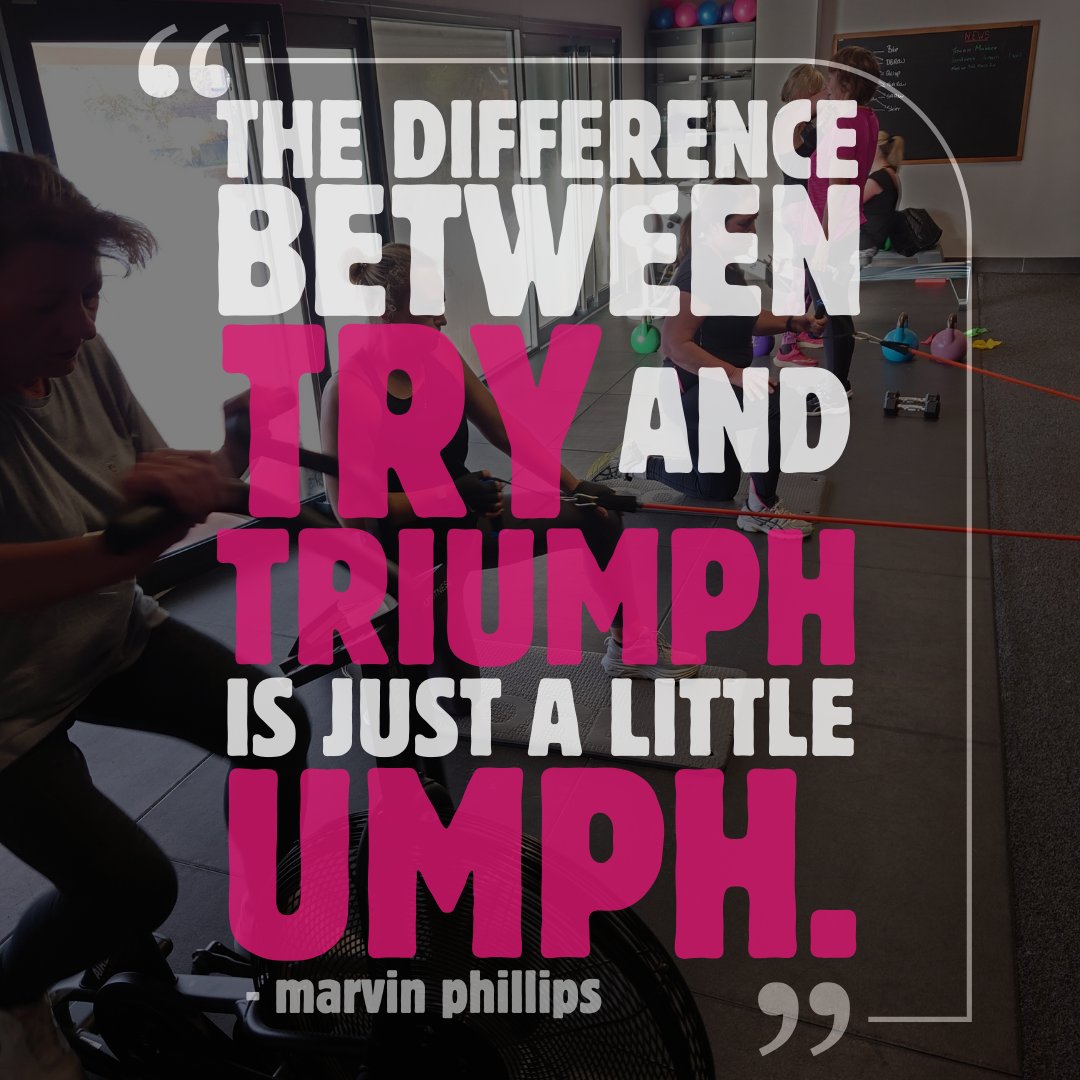 Lymmitless's tweet image. This quote reminds us that success often hinges on that extra push… whether it's in the gym, at work, or in life, giving your all can turn mere attempts into remarkable achievements.
Keep pushing forward with determination and passion! 🔥 #Umph