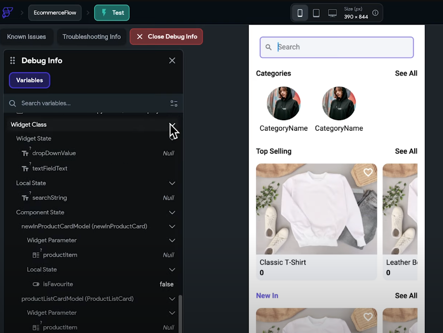 flutterflowbr's tweet image. New feature debug panel - Flutterflow Update 
@flutterflow #flutterflow