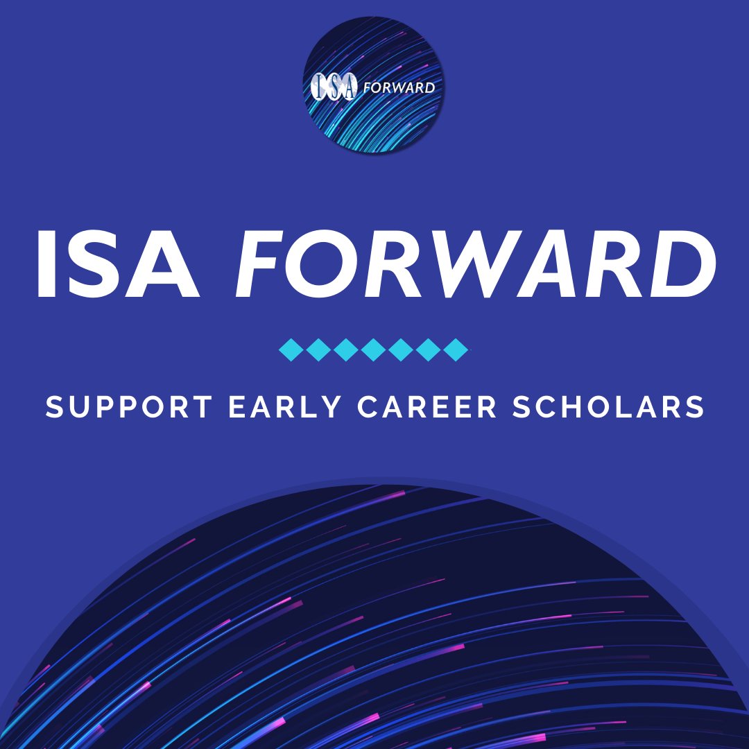 Support ISA Forward 2024! Your gift aids Early Career Scholars by funding tailored experiences &amp; programs. Contribute to shaping opportunities for the next-gen of ISA members. Join the cause: isanet.org/ISA/Donate #ISAForward