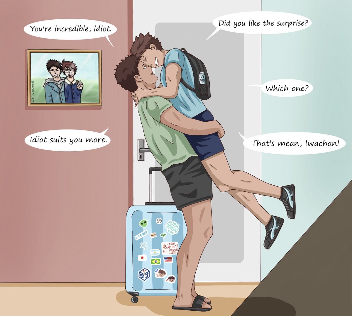 sarushi_art's tweet photo. Happy birthday Iwaizumi Hajime!❤️
#iwaoi #oikawa #iwaizumi #haikyuu #hq https://t.co/zkGwdTHNSK