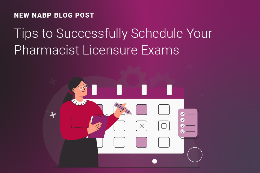 nabp's tweet photo. Our new blog post covers crucial information and provides tips to successfully schedule your pharmacist licensure exams, preparing you to avoid roadblocks when taking the #NAPLEX or #MPJE. Read now: https://t.co/aQvsUYwRWY #PharmacyExams #PharmacyStudents https://t.co/thqn0o0fLf