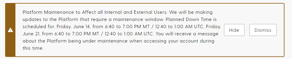 AaronCheatwood1's tweet photo. @pax8 tell me I'm reading this wrong and you're not actually planning on a full week of maintenance without any platform access? How do we build new licenses etc in that time? https://t.co/BRupe60iGf