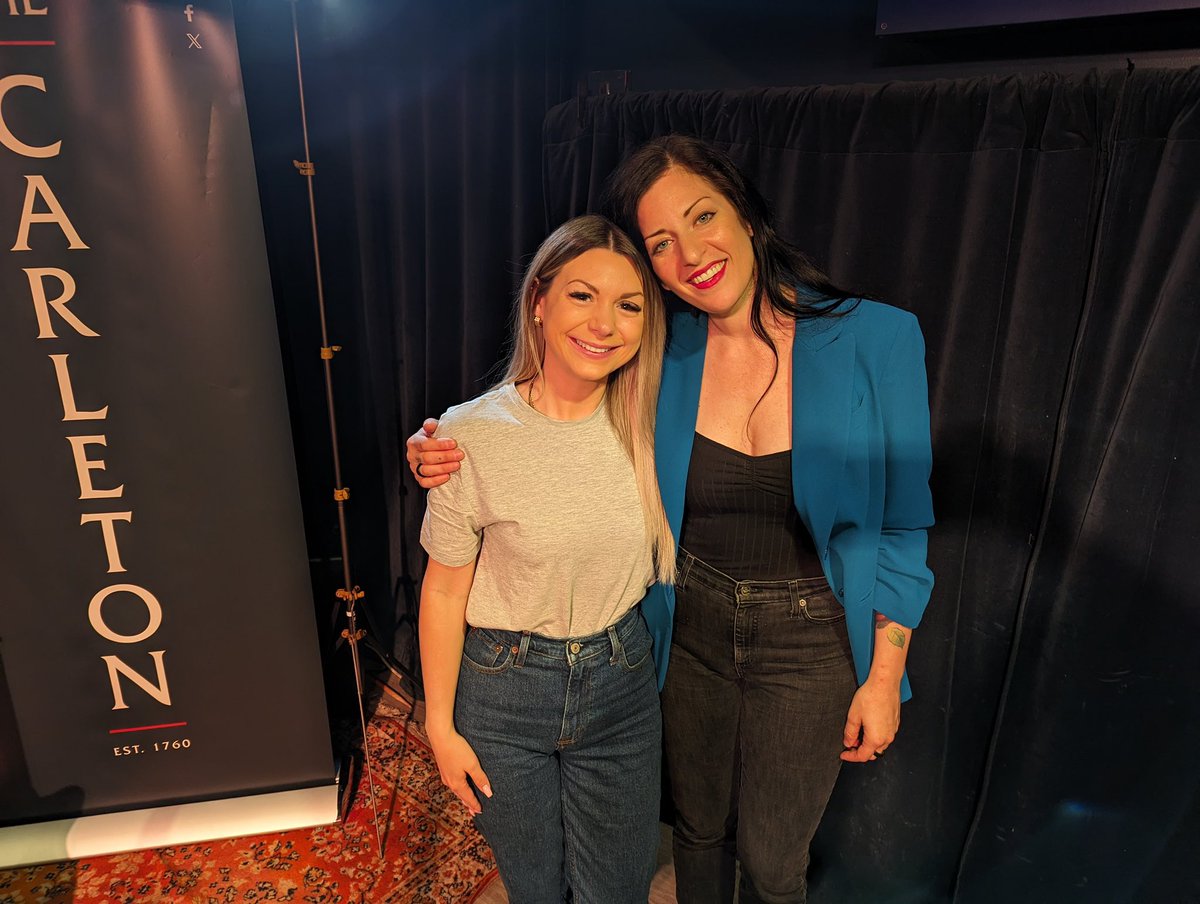 AndreaRamolo's tweet photo. With @KatieKellyHali @CarletonHalifax before tonight’s show for @CTVAtlantic ! See you all at the show. 7pm. Tickets still available! https://t.co/7ooXByx9Ra
