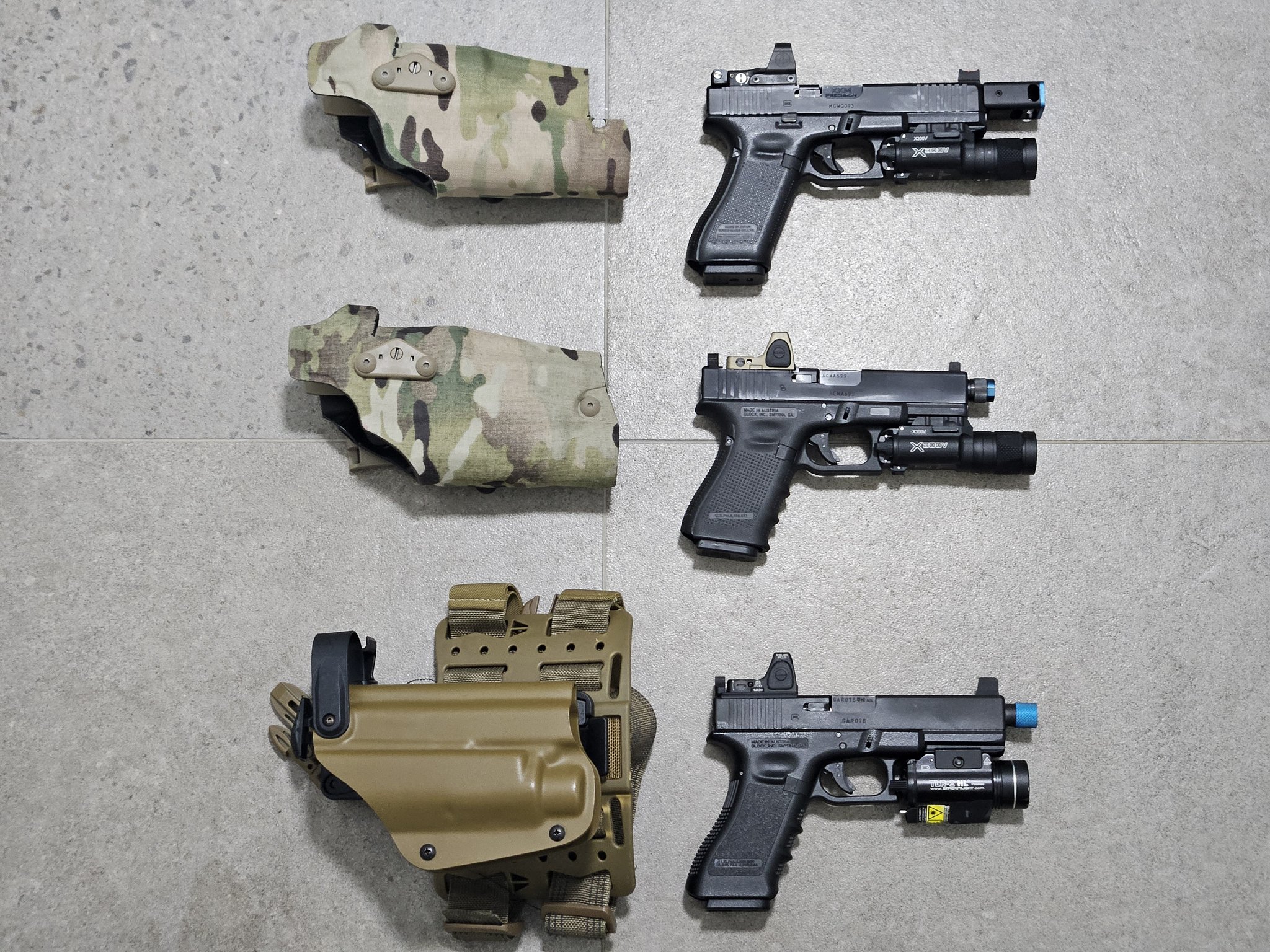 ★SAFARILAND 6354DO oda cag delta cif glock 19 22 surefire　marsoc x200 x300　23　M3　TLR★ SAFARILAND 6354DO multicam 検) サファリランド ホルスター glock g17