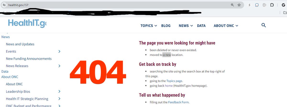 kylemeadors's tweet photo. @ONC_HealthIT I'm getting a 404 error at https://t.co/RXHXSibmU5. https://t.co/Ak0RNyzLci