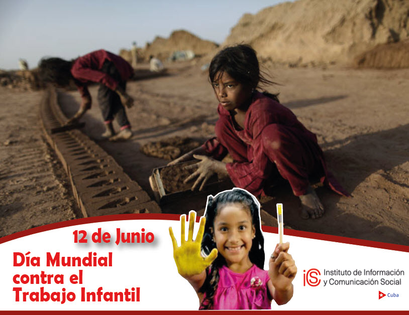 Día Mundial contra el Trabajo Infantil: para proteger a nuestros niños, niñas y adolescentes, y asegurar que su lugar esté en las escuelas, no en el trabajo.
#CubaPorLaVida 🇨🇺
#BMCGuineaBissau