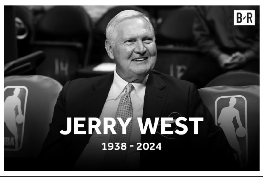 My Condolences to the West Family RIP Jerry West #nbalogo