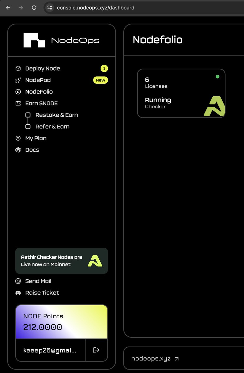 Hi guys! Today the day has come, Aethir launched the mainnet, I thought for a long time where to install my nodes! And I chose NodeOps, and I was right! The guys really know their stuff, from registration with payment to launching the node it took up to 5 minutes!
<a href="/NodeOps_App/">NodeOps</a>