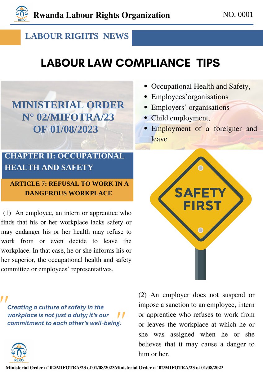 Rwanda Labour Rights Organization (RLRO) tweet media