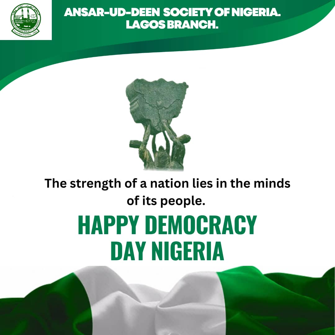 Happy Democracy Day NIGERIA 🇳🇬