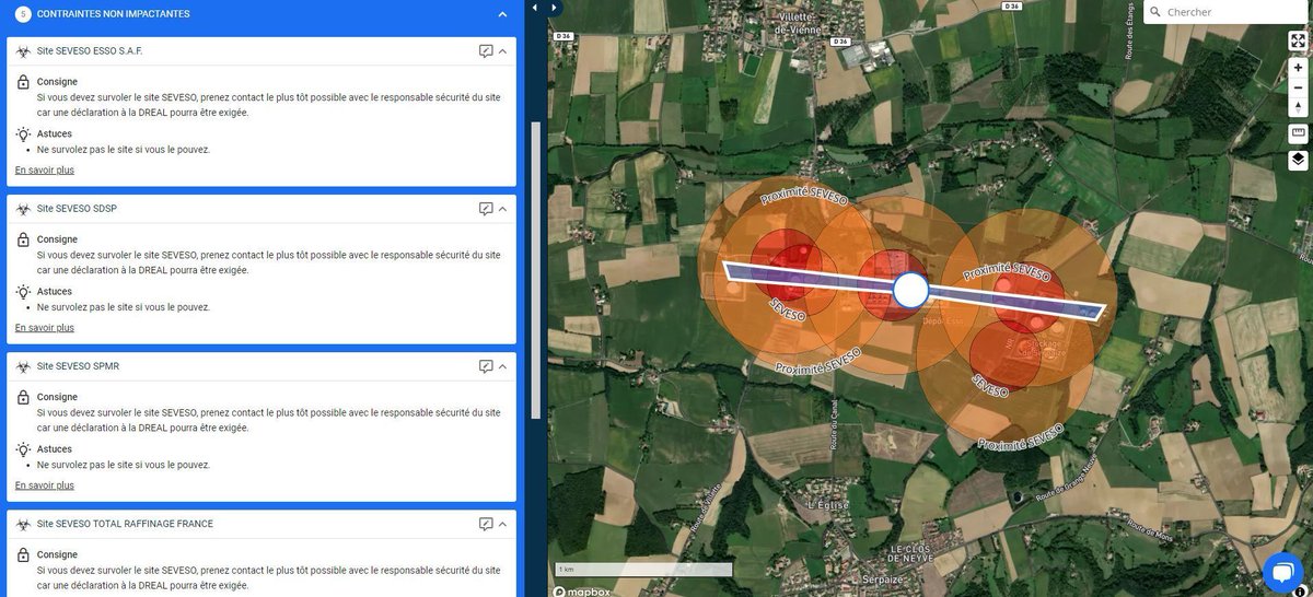 Nouvelle contrainte sur #Clearance ! 🚷
Les sites #SEVESO sont désormais ajoutés sur notre plateforme. Si votre mission se déroule sur un site SEVESO, contactez le plus tôt possible le responsable sécurité du site, car une déclaration à la #DREAL pourrait être exigée !