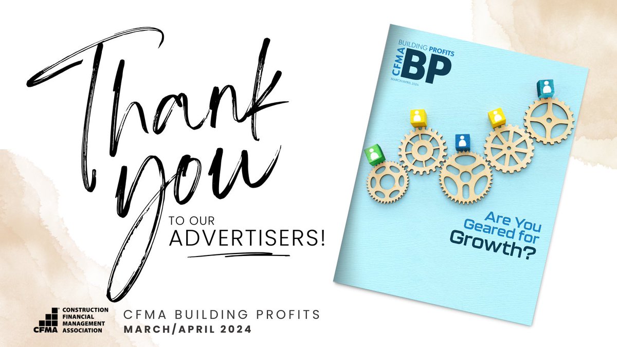 CFMA Building Profits Magazine tweet media