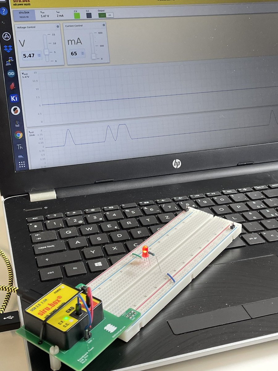 arduinopraxis's tweet image. The siru.box, a pc controlled power supply, is an ideal tool for the electronics workbench
.
#siru.box #powersupply #workbench #electronics #education #workshop #maker #diy