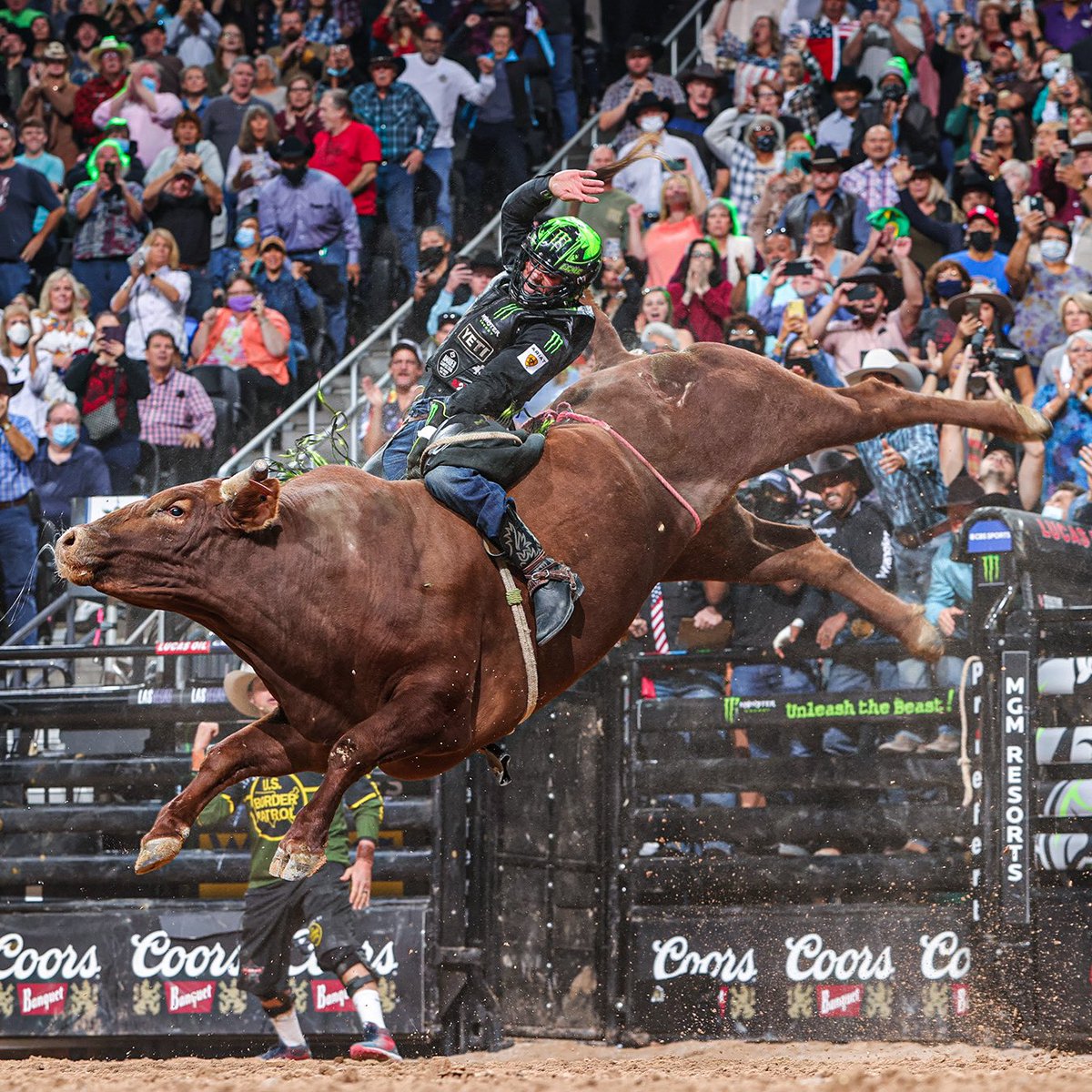 PBR's tweet photo. Woopaa is written in the books.

Rewind on the highest-marked score in PBR history. #YETIBullWeek https://t.co/3qbxO9cUOP