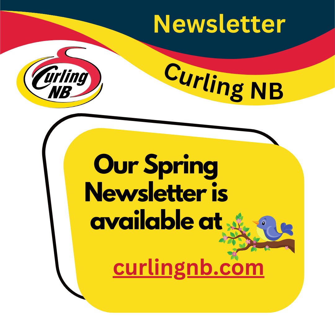 🥌🥌The Spring 2024 Curling NB Newsletter, including a Message from the President, is now available.  Follow below link to view.
curlingnb.com/curling-nb-new…