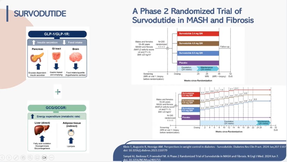 EHMETSEEN's tweet photo. Puesta al día de nuevos tratamientos en #EHMET
🔹Resmetirom
🔸Semaglutide
🔹Efinopegdutide
🔸Survodutide
🔹Tirzepatide
🔸Retatrutide
🔹Análogos FGF21: Pegozafermin y Efruxifermin
✅Muchas posibilidades terapéuticas con resultados prometedores.
@ana_sanchez_bao @sociedadSEEN https://t.co/u4dYkfJnqa