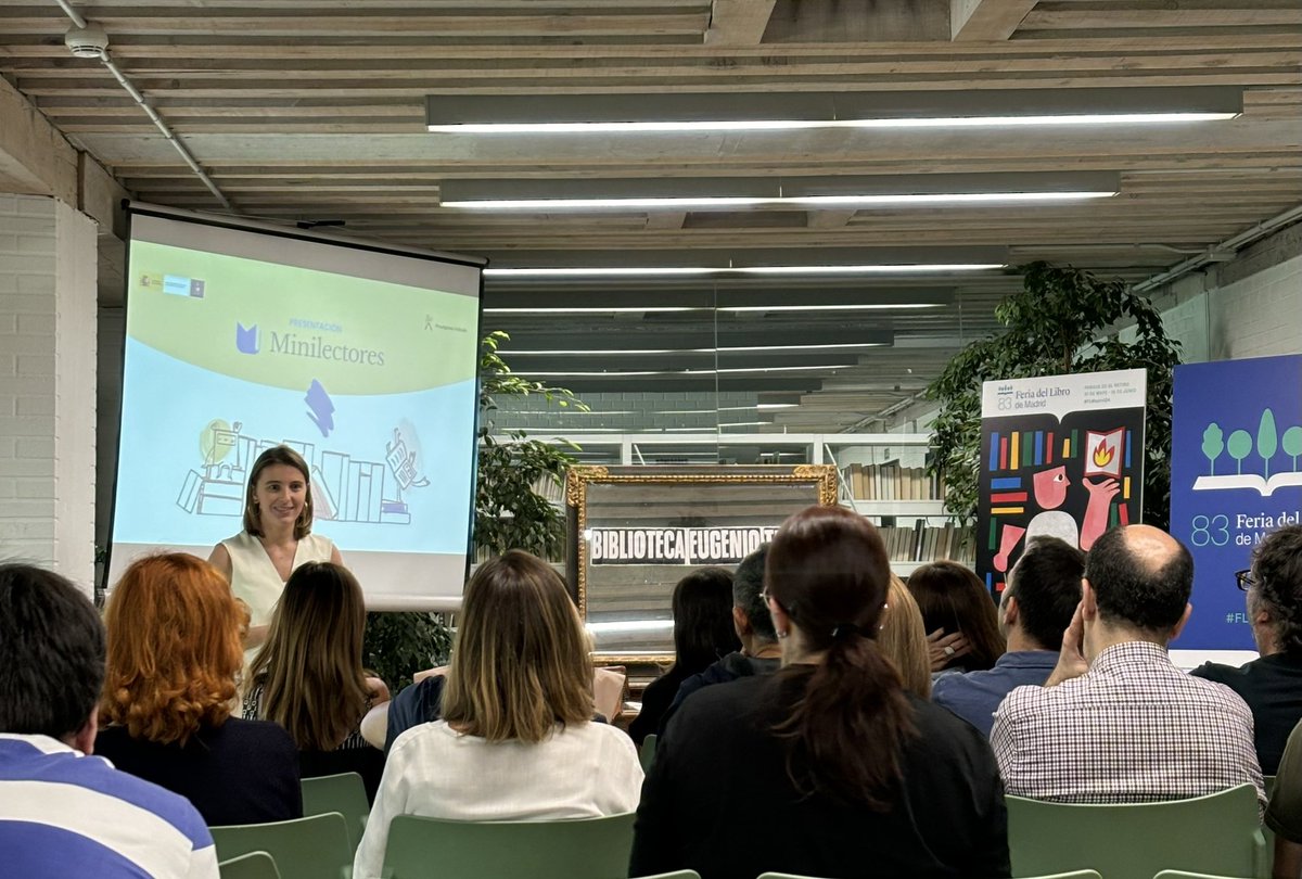 MF_alberto's tweet photo. En la presentación del proyecto #Minilectores que hemos lanzado desde @losdelvolcan con mucha ilusión. 

Una plataforma para incentivar la lectura infantil, con recomendaciones y recursos. https://t.co/dXFIPciFBE